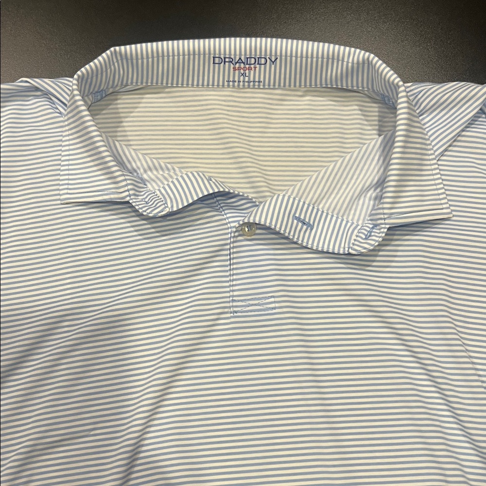 Draddy Sport blue and white striped Men's Casual Shirt